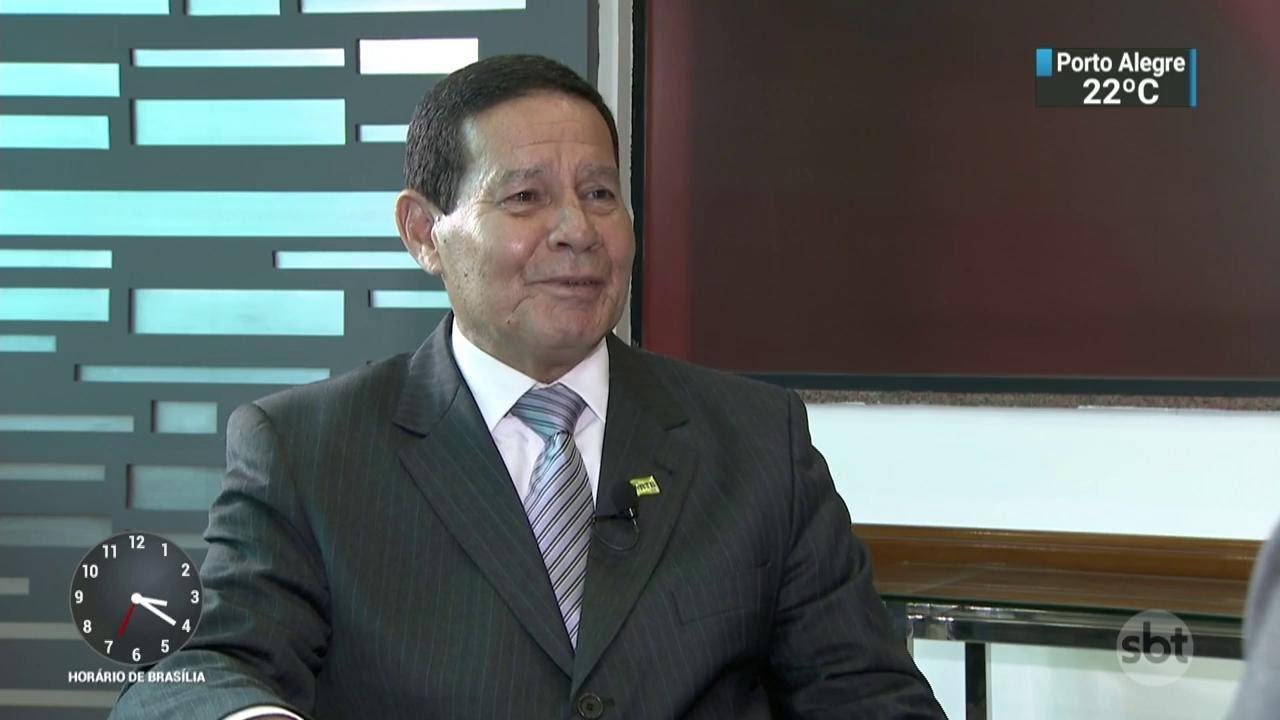 General Mourão fala sobre os primeiros passos da gestão de Jair Bolsonaro | SBT Notícias (30/10/18)