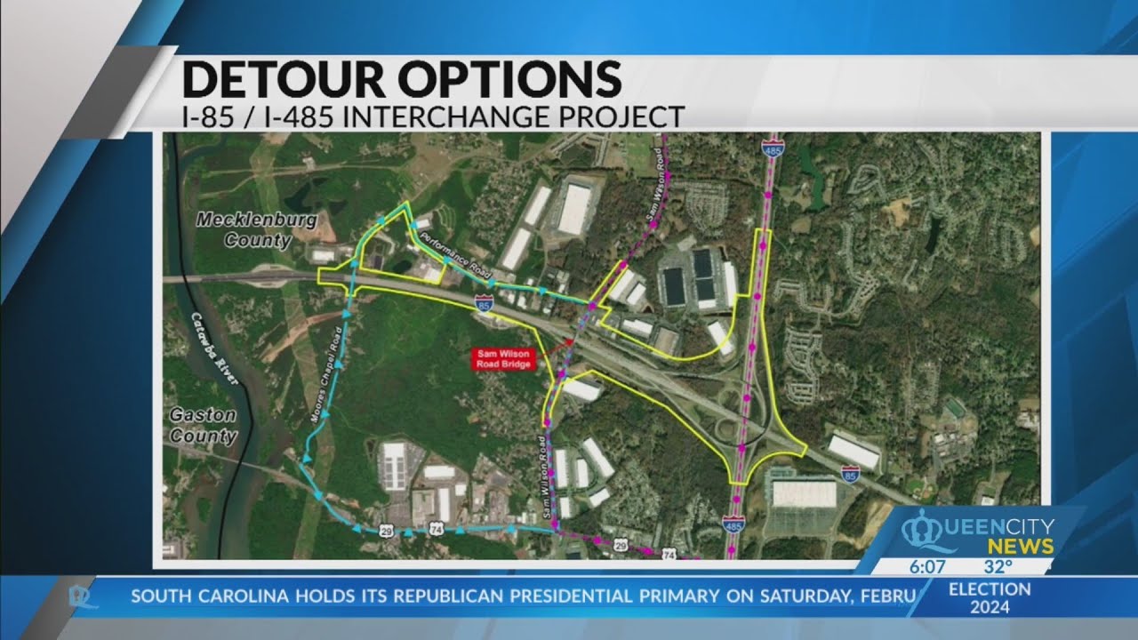 I-485/I-85 interchange project meeting Thursday