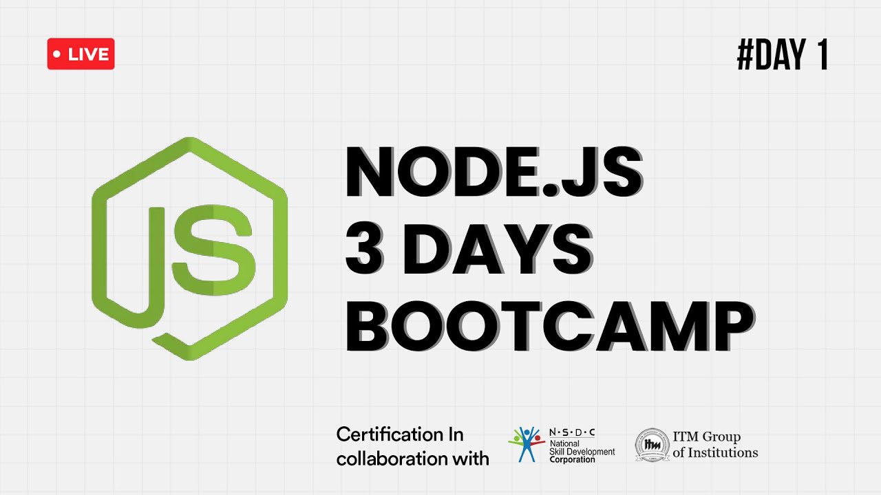 Day 1 | Introduction to Node.js and Basic Concepts