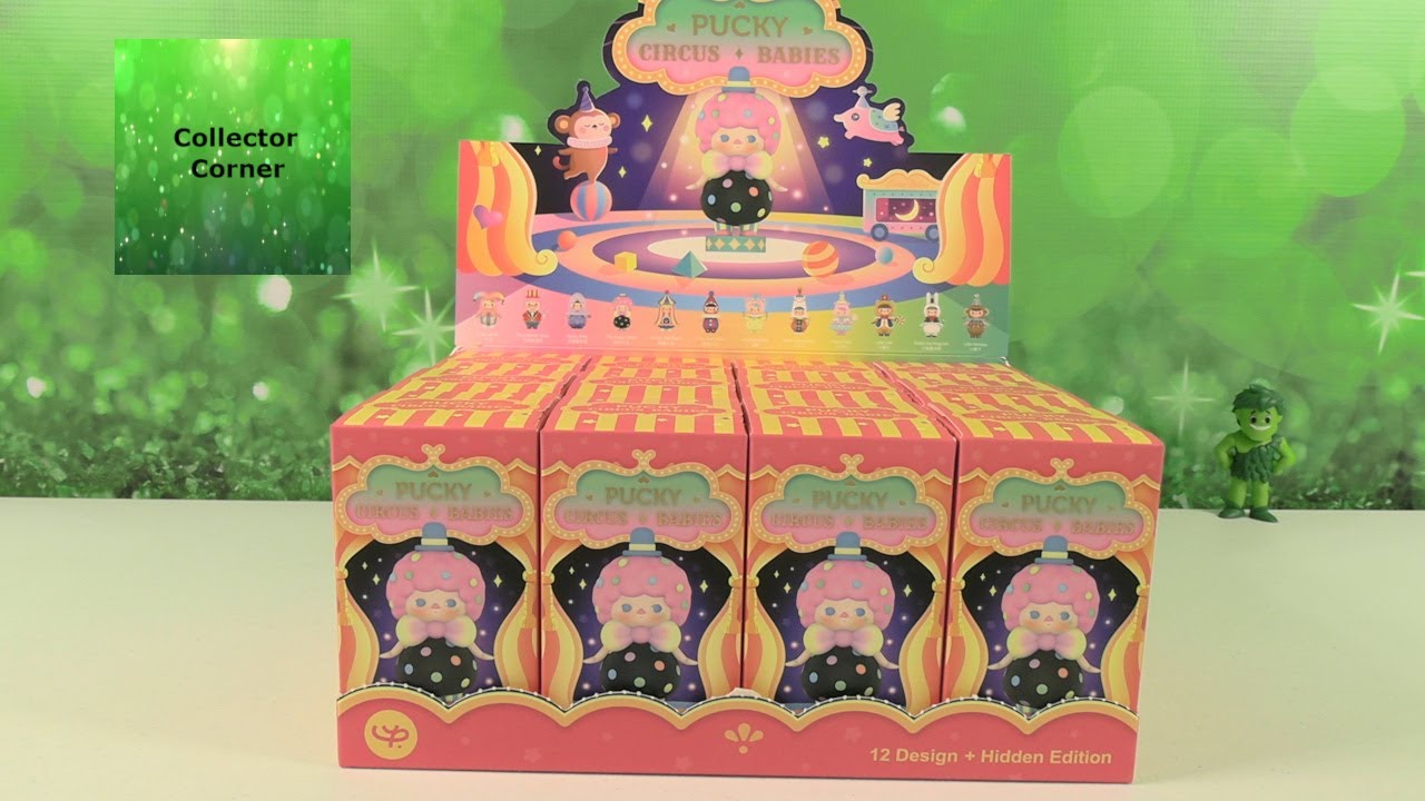 Pucky Circus Babies Blind Box PopMart Figures Unboxing Review | CollectorCorner