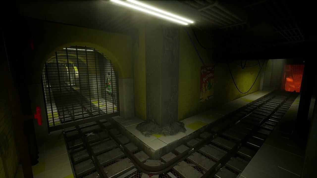 Poppy Playtime Chapter 2 Atmosphere - Cart Corridors