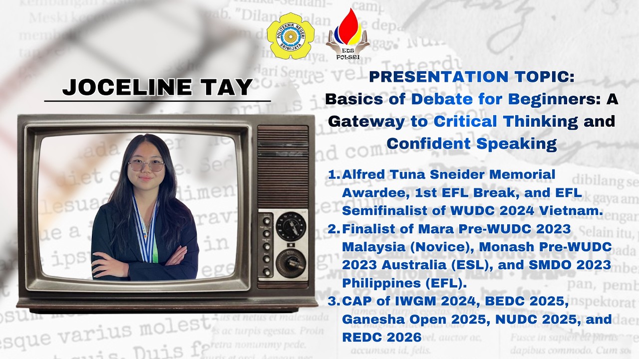 Joceline Tay (Basics of Debate for Beginners: A Gateway to Critical Thinking and Confident Speaking)