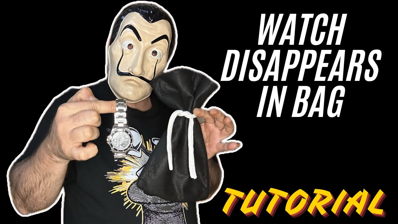 Watch Disappears In Bag: Sleight Of Hand Revealed 🪄 #tricks #magic #foryou #magictricks