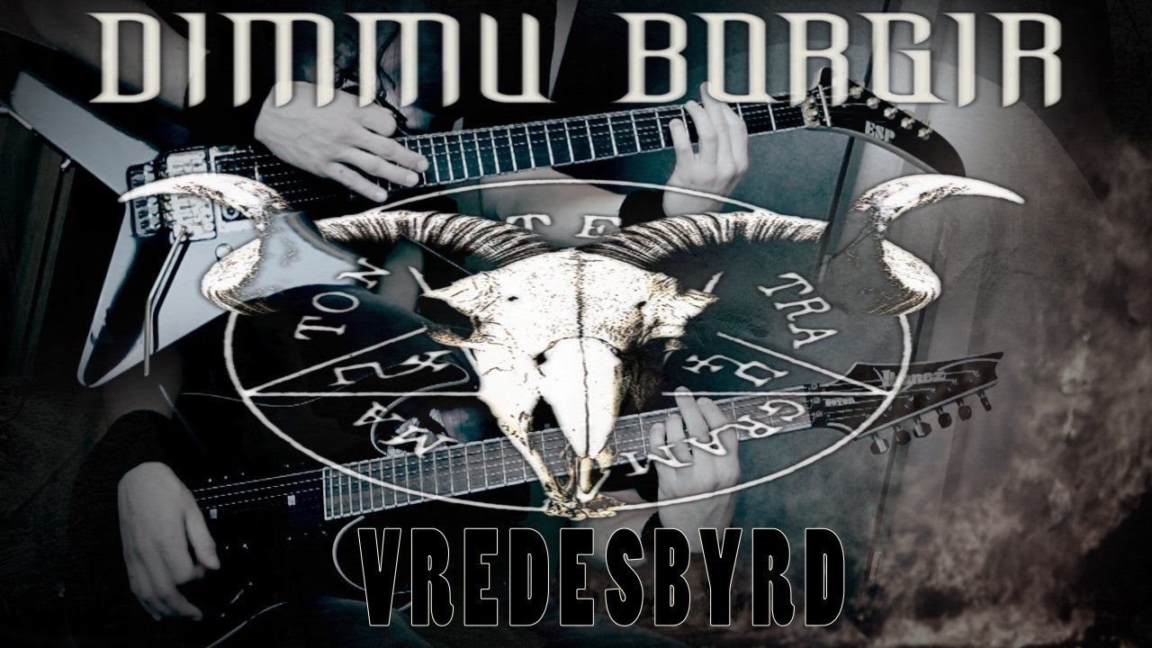 Dimmu Borgir - Vredesbyrd guitar cover (Both parts)