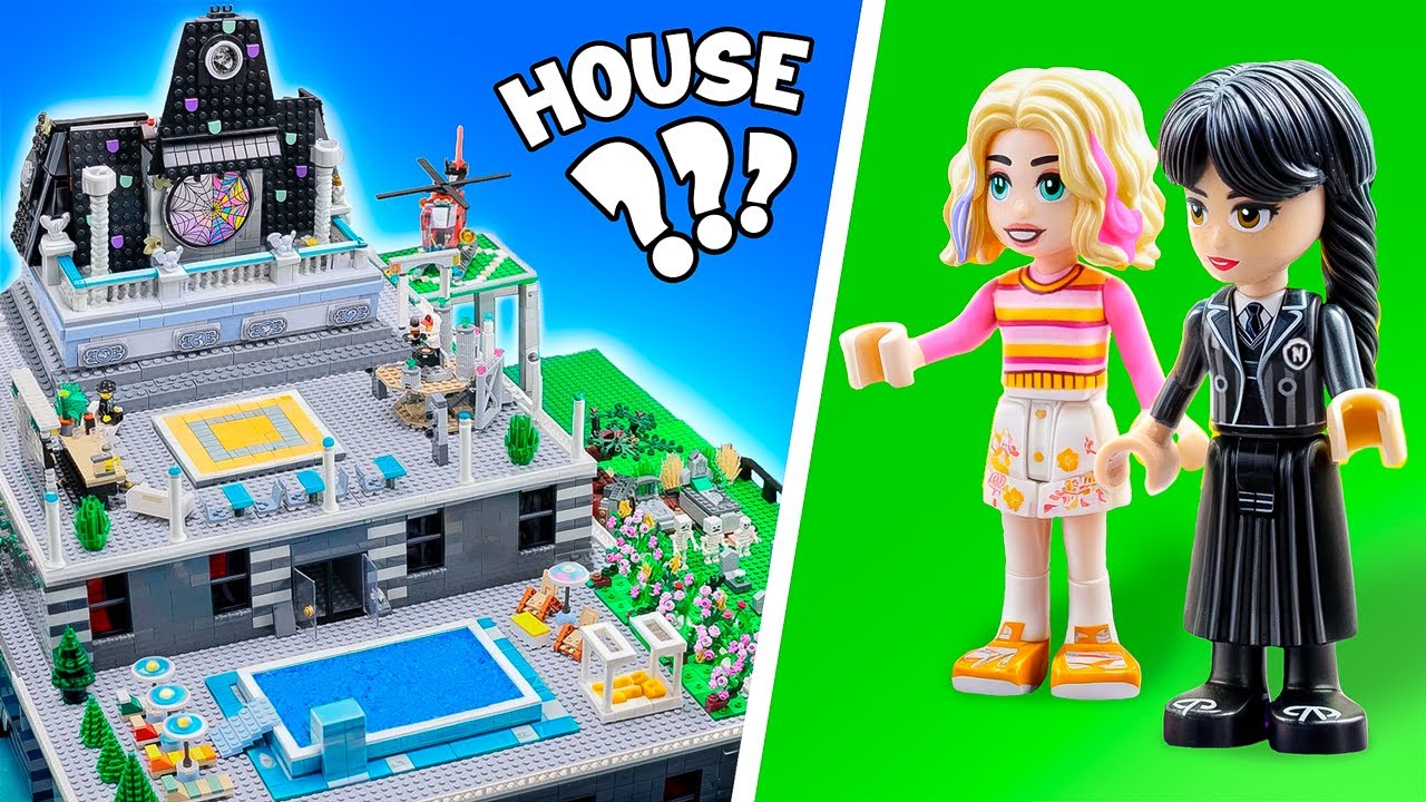 Постройте свой LEGO Дом в Мире Уэнсдей!