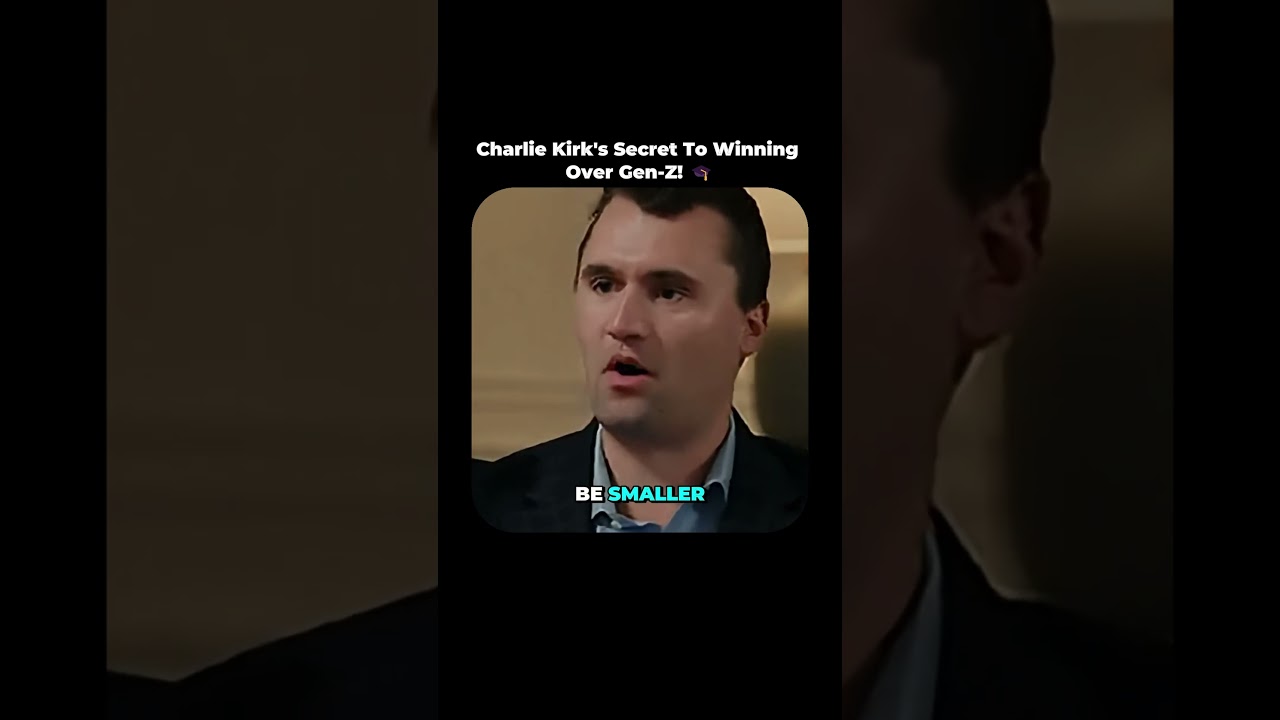Charlie Kirk's Secret to Winning Over Gen-Z! 🎓🤯 #charliekirk #turningpointusa #shortsvideo