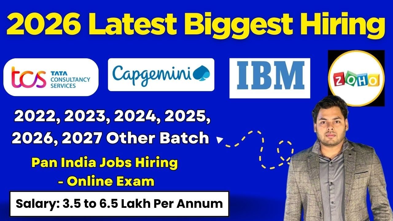 TCS, Capgemini, ZOHO, IBM &ndash; alert o nowych zatrudnieniach | Wyjazdy poza kampus 2022, 2023, 2024,...