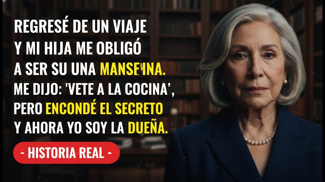 Mi hija me obligó a ser su SIRVIENTA en su mansión. No sabía que YO soy la DUEÑA de su imperio.