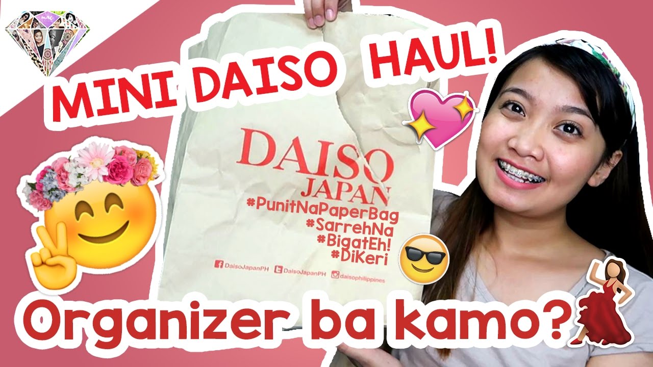 Mini Daiso Haul 2017 | ORGANIZER BA KAMO?! ANG ALAMAT NG FLOORMAT | Philippines