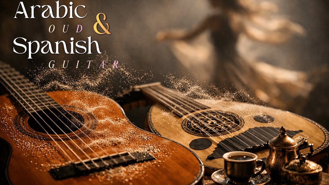 Velvet Strings Calm • Arabic Oud & Spanish Guitar Fusion