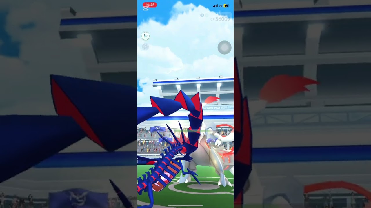 Kyurem-White solo raid, dragon breath, fusion flare, windy, AE:zacian 