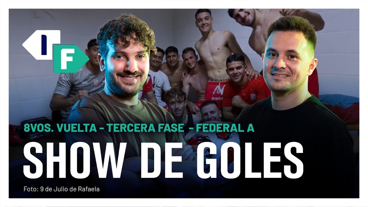 POR EL SEGUNDO ASCENSO: los GOLES de la tercera etapa VUELTA (8vos de final) - Federal A 2025