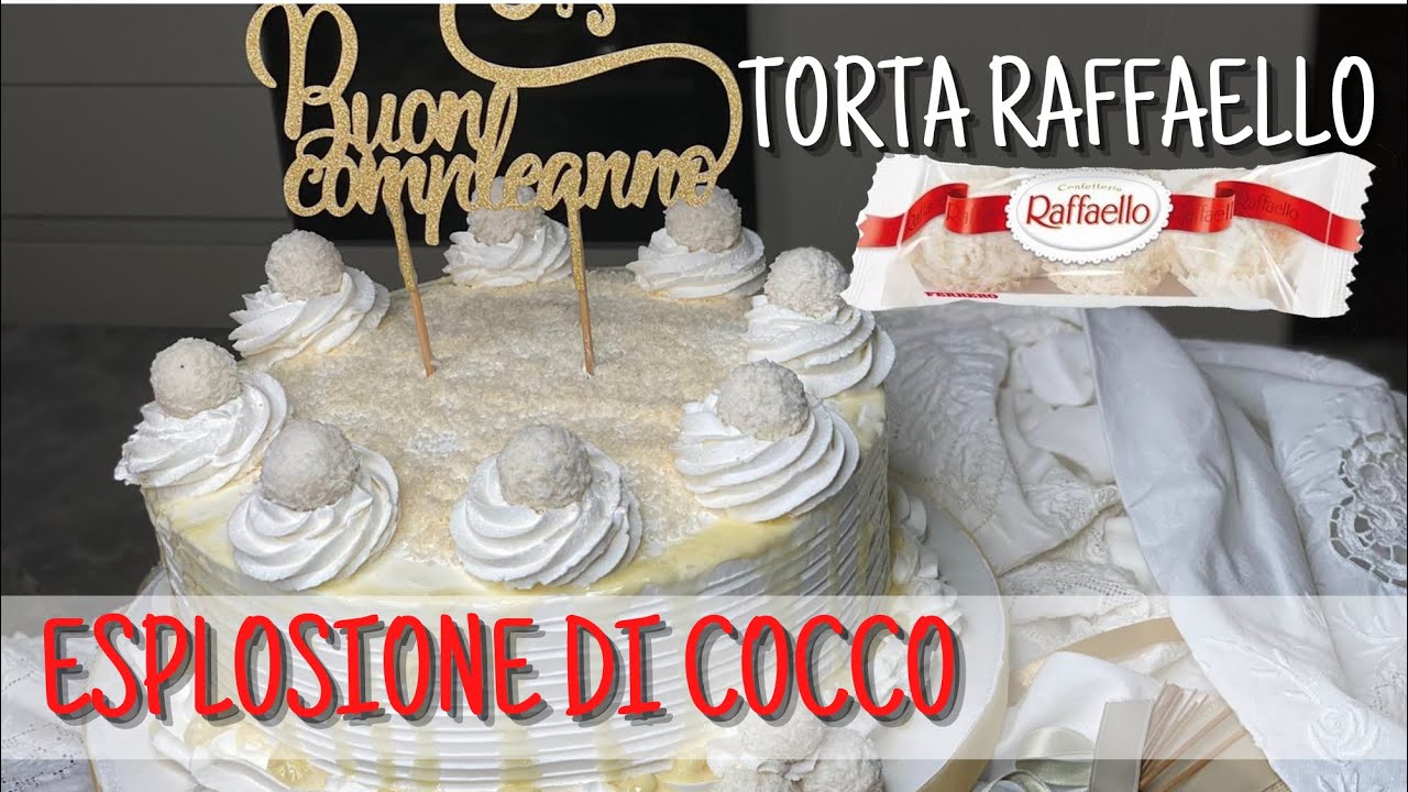 TORTA RAFFAELLO TOTAL WHITE /ESPLOSIONE DI COCCO