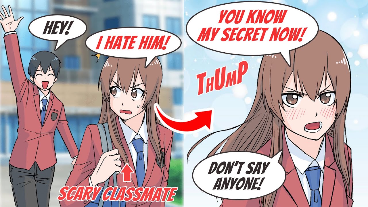 【Manga】A Misanthropy Girl Hates me but I Witnessed Her Secret and She doesn't want me to Tell