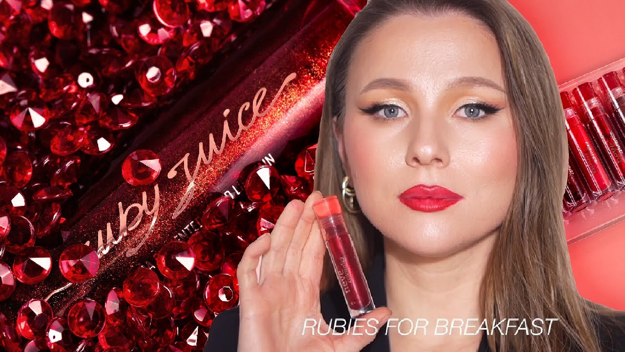 Tinte labbra RUBY JUICE 💋 presentazione ufficiale - Neve Cosmetics