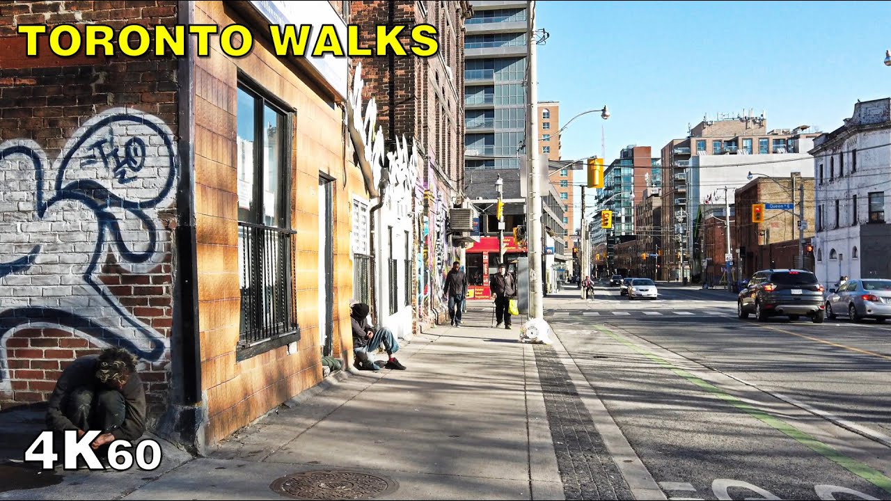 Toronto Pandemic Walk - Sherbourne Street on May 4, 2020 [4K]