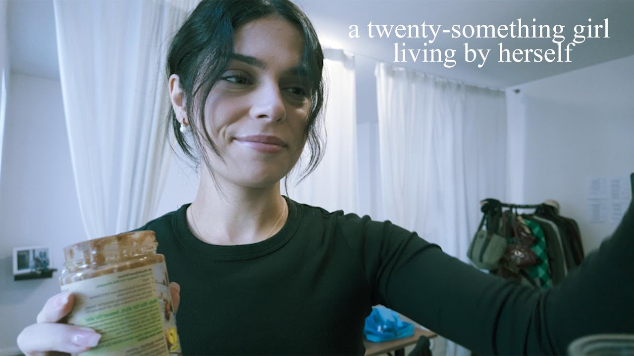 a twenty-something girl living by herself