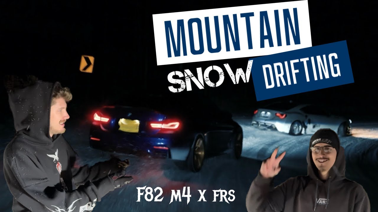 F82 m4 x FRS mountain snow drifting 
