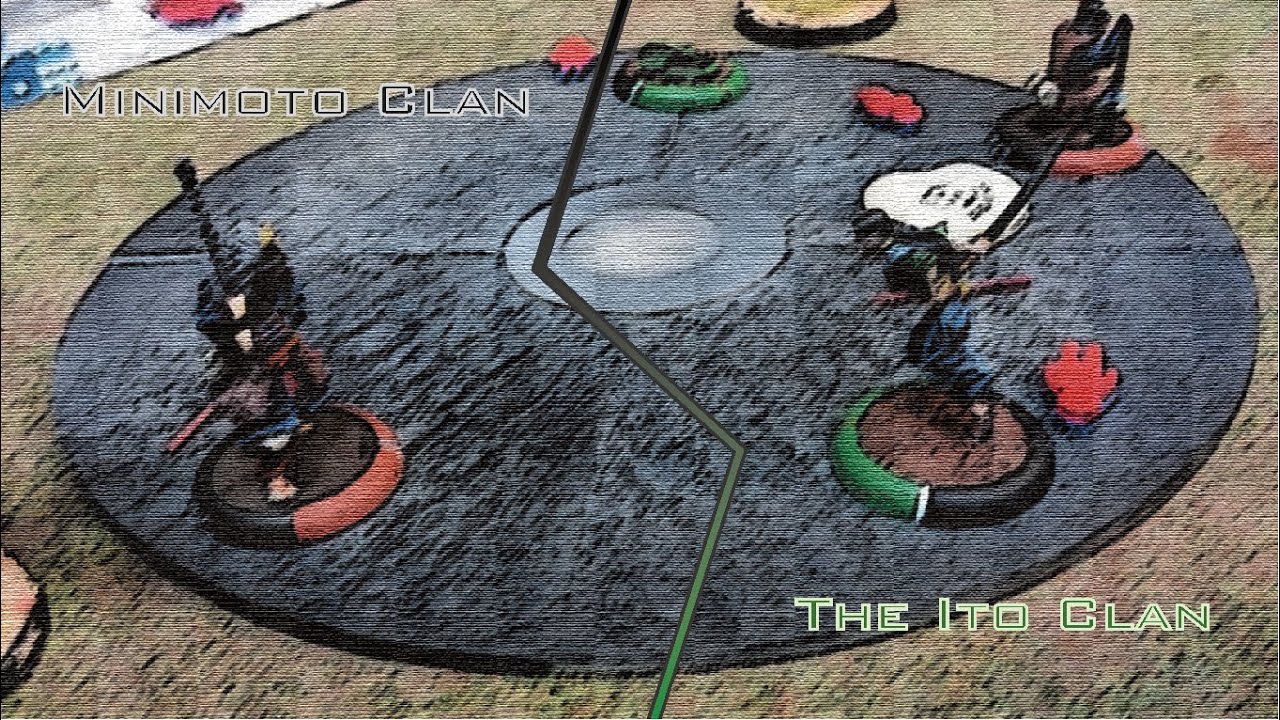 Bushido Risen Sun Battle Report 02 - Minimoto Clan VS The Ito Clan (100rice)