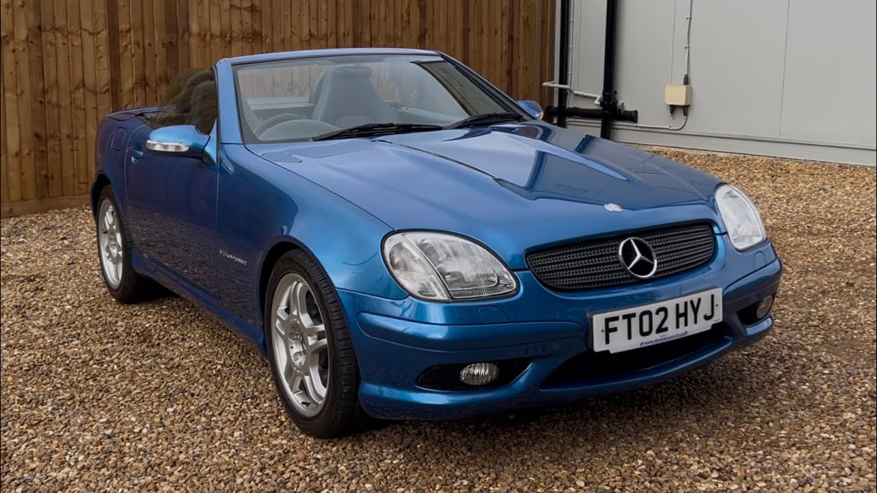 Lovely 1 of 300 Lazulite Blue Mercedes SLK32 for sale!!!