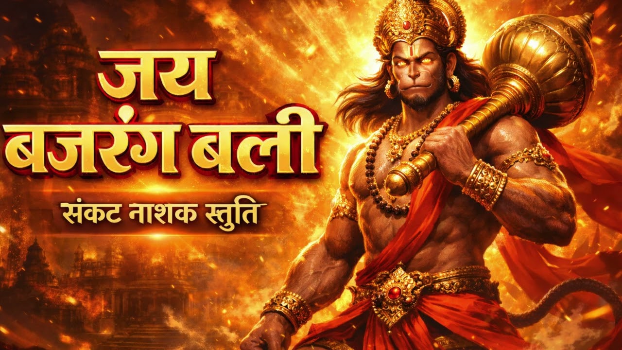 जय बजरंग बली | Energetic Hanuman Bhajan Stuti | Power & Bhakti | Jai Shri Ram