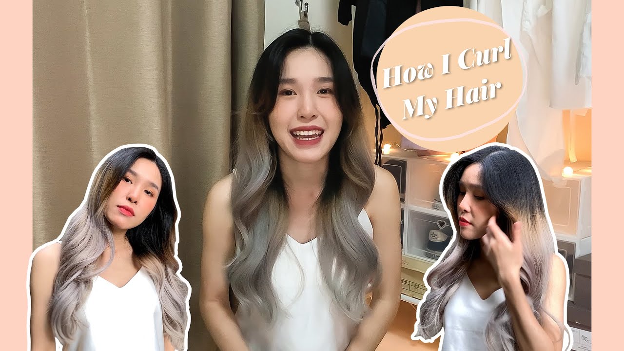How I curl my hair 2021 ม้วนผมสไตล์เกาหลีง่ายๆ ด้วยตัวเอง | On The Rose EP.1