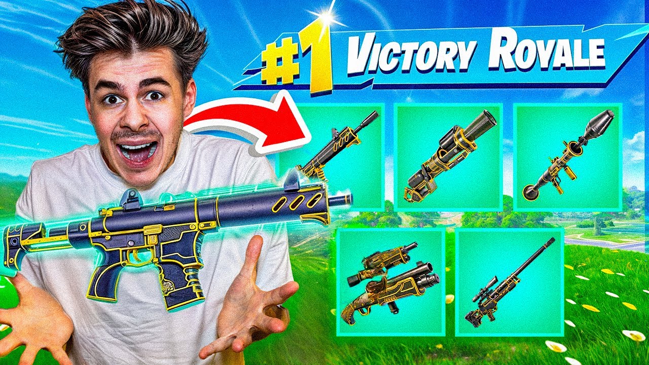 Fortnite, dar POT FOLOSI DOAR O ARMĂ EXOTICĂ RANDOM!