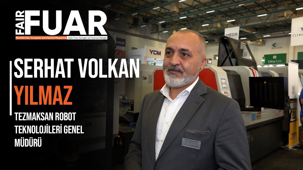 Tezmaksan Robot Teknolojileri Genel M&uuml;d&uuml;r&uuml; Serhat Volkan Yılmaz