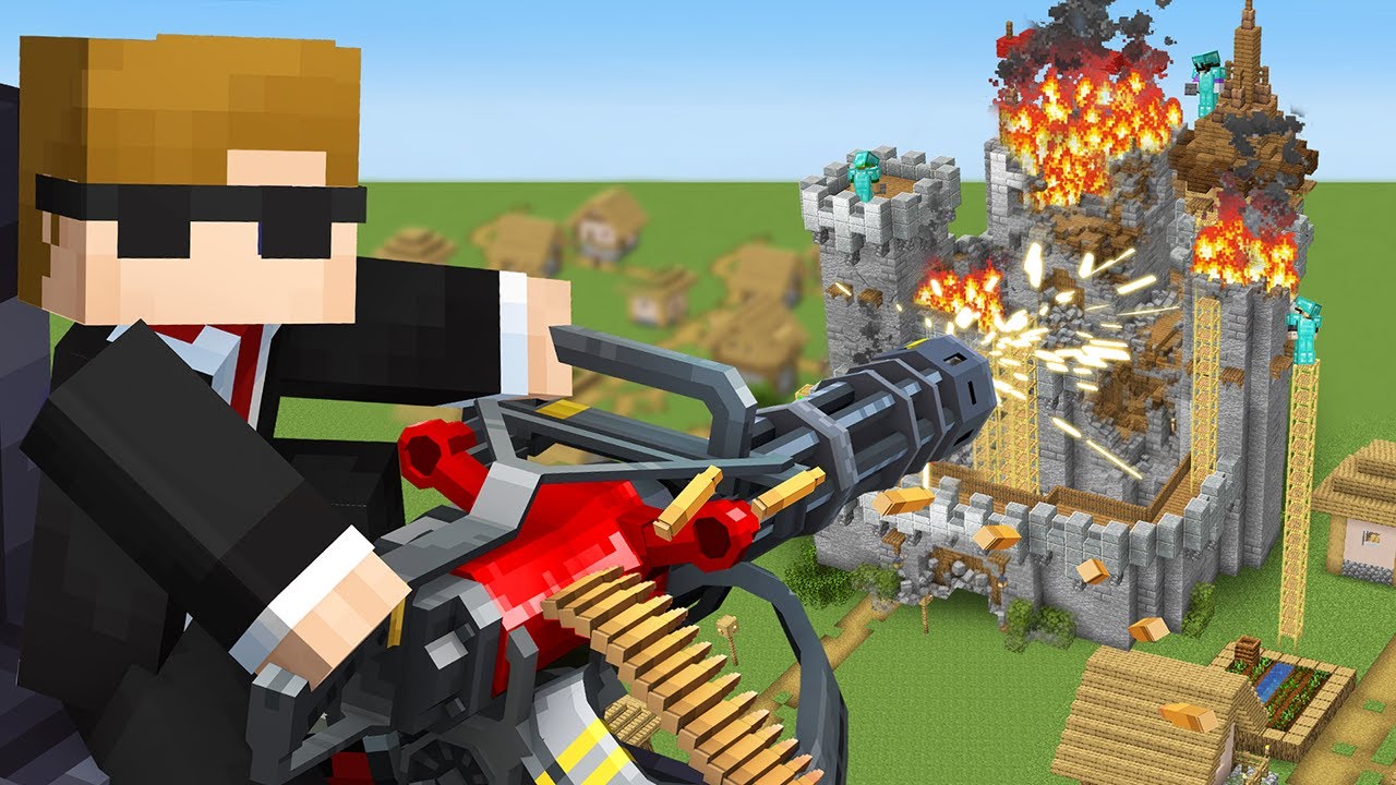 Я добавил оружие в Minecraft Build Battle