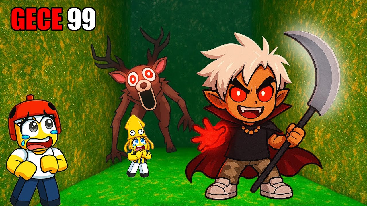 Vampir GÜÇLERİ ile Tüm ÇOCUKLARI KURTARDIM!! ROBLOX 99 NIGHTS IN FOREST 🌲YENİ GÜNCELLEME 🧛‍♂️