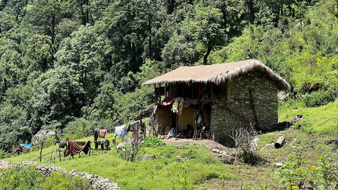 Surviving Life in the Mountain Village During the Rainy Season || Peaceful and Relaxing || lamSuman