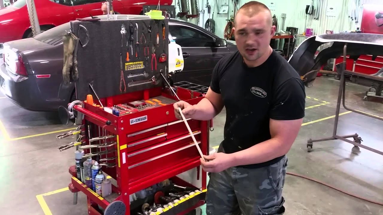 Warrensburg Collision Lean - Ryan's Toolbox Kaizen 2-second Lean (Lots of 2-second improvements)
