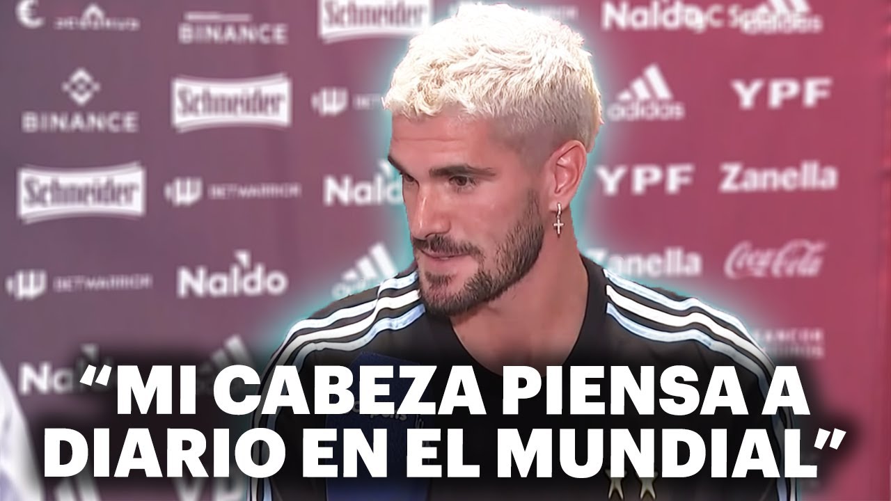 DE PAUL Y SU IMPACTANTE REVELACIÓN ⚽ 