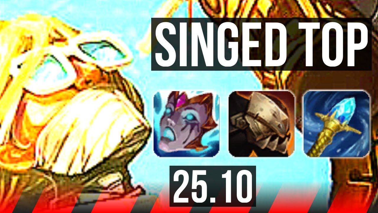 SINGED vs JAYCE (TOP) | 600+ games | EUW Master | 25.10