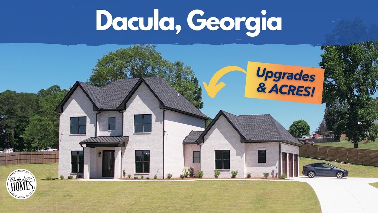 Is this the PERFECT Lot? | Dacula GA Luxury New Construction Home | 4 BR 3.5 BA 3200+ SF