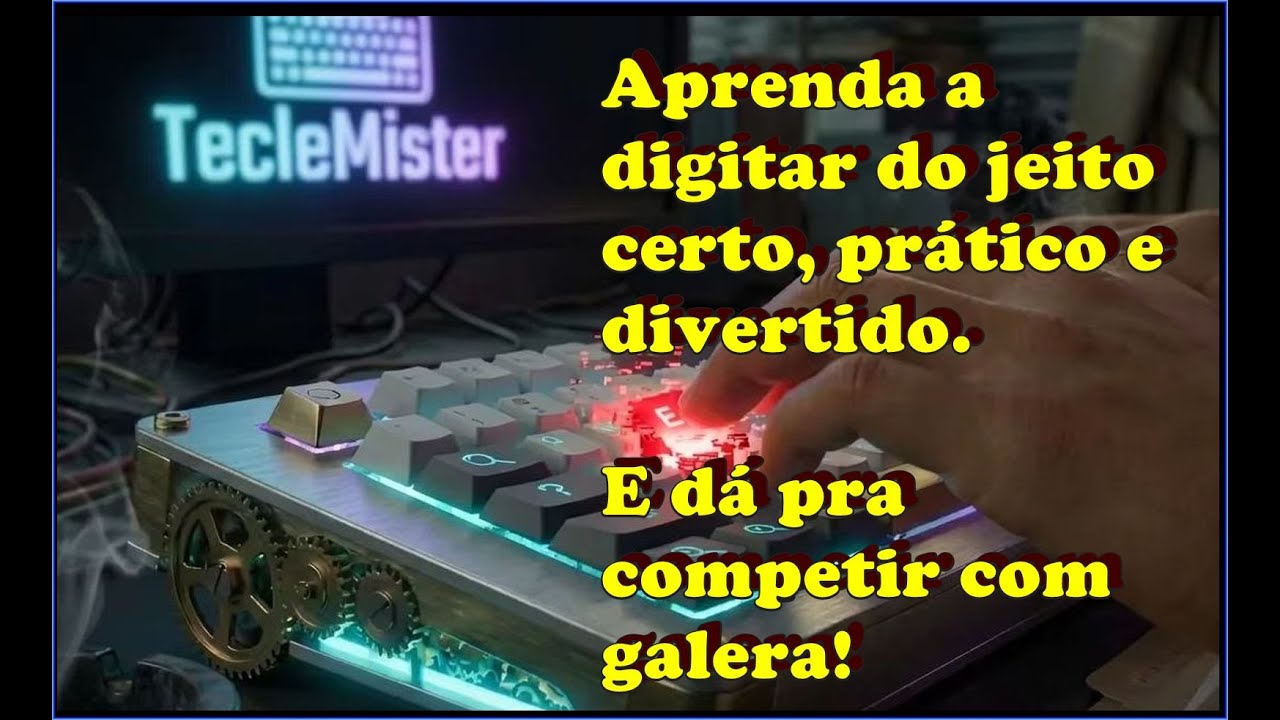 Aprenda a digitar SE DIVERTINDO e combatendo entre AMIGOS. Conheça o TECLEMISTER! #digitação