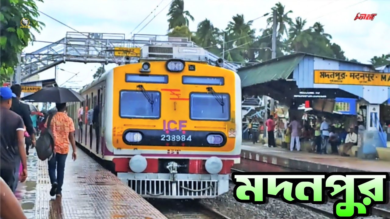 মদনপুর/ Madanpur (MPJ)!😮 Announcement & Galloping লালগোলা MEMU র ঝড় দেখুন🔥PART 1 Krishnanagar local