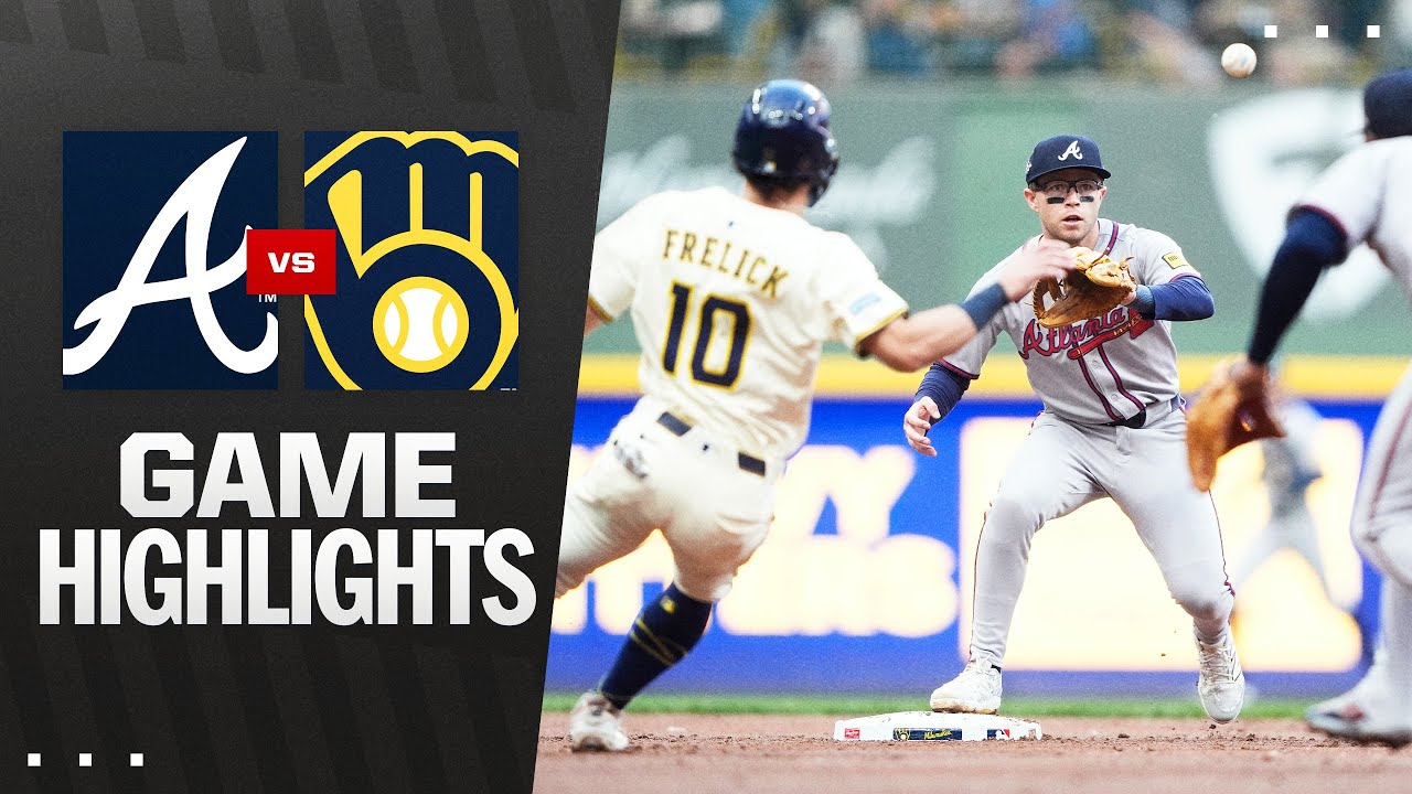 Braves vs. Brewers Game Highlights (6/10/25) | MLB Highlights