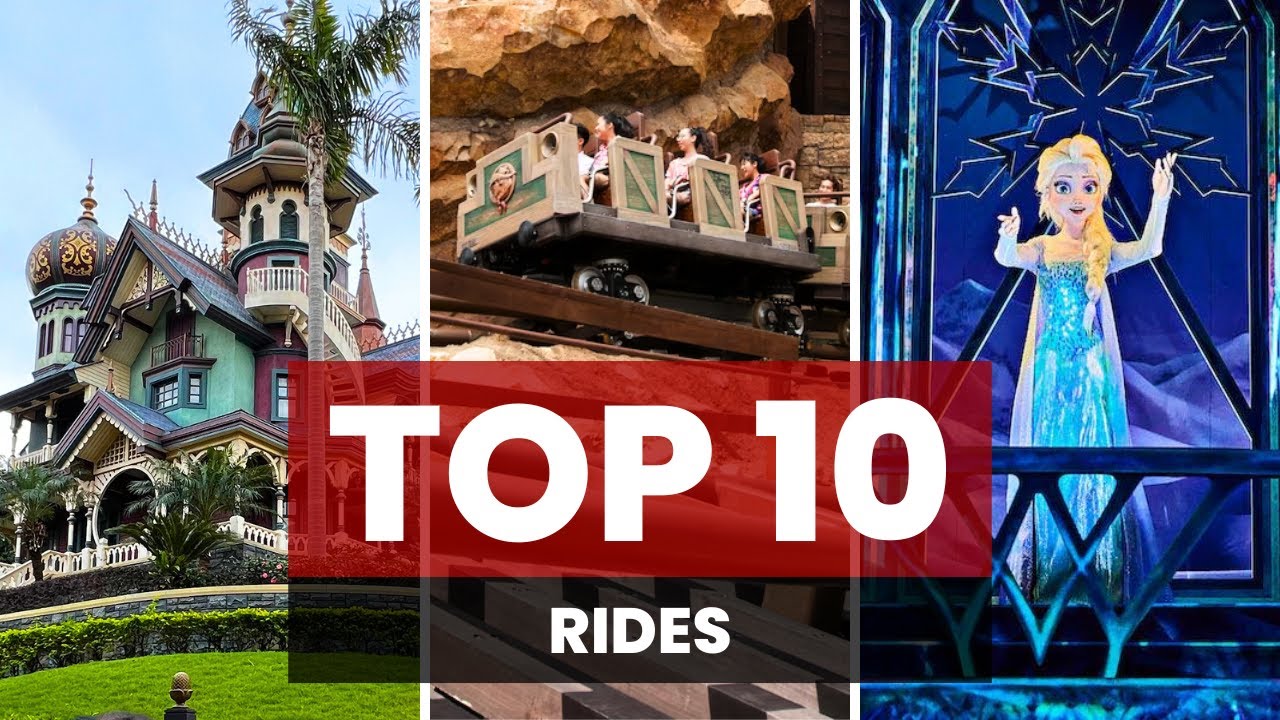 Top 10 rides in Hong Kong Disneyland in 2026 (with Frozen ride)!
