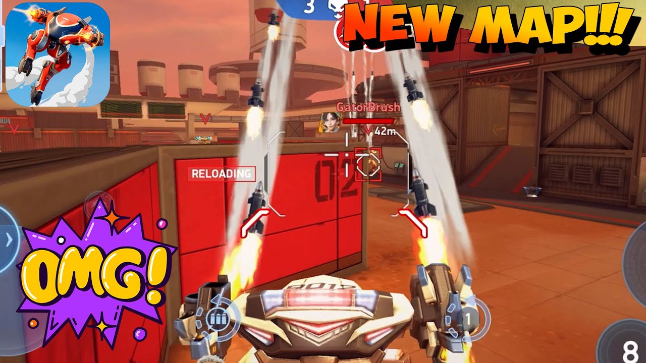 Mech Arena Gameplay - New Map Central Stasion🔥(iOS,Android)