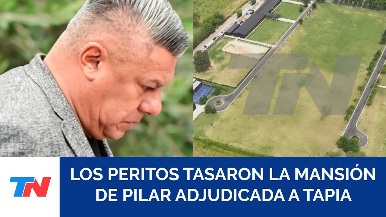 Los peritos tasaron en más de US$20 millones la mansión de Pilar adjudicada a Tapia y Toviggino