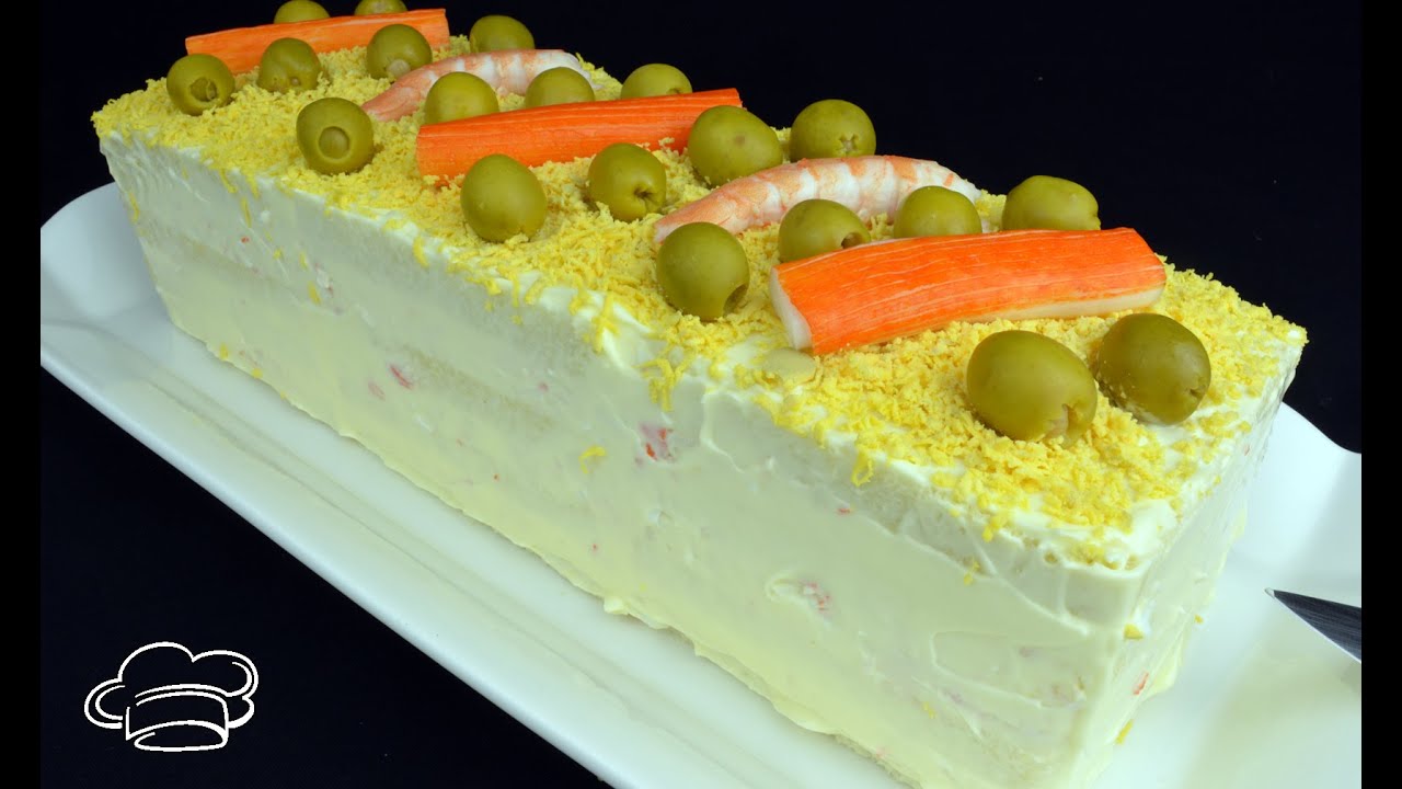 Como hacer PASTEL DE MARISCO con pan de molde. Recetas para Navidad