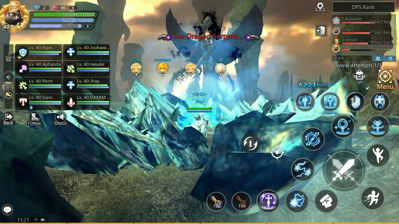 Dragon Nest M: Classic - Sea Dragon Nest PRIEST POV RECLEAR