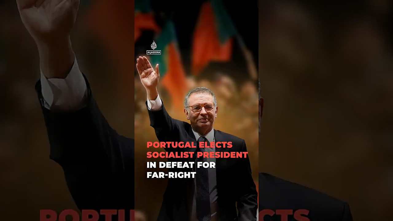 Portugal elects socialist president in defeat for far-right | AJ #shorts