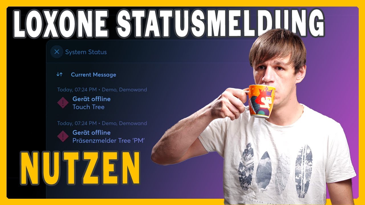 Loxone Statusmeldungen Nutzen - Message Center Plugin