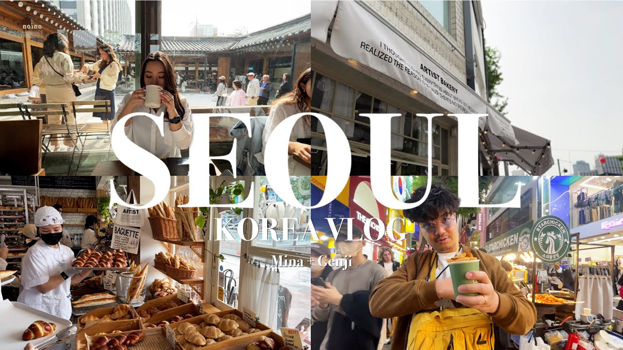 【Day 2】Korea Vlog🇰🇷Myeong-dong, ONION Cafe, ARTIST Bakery in Anguk.