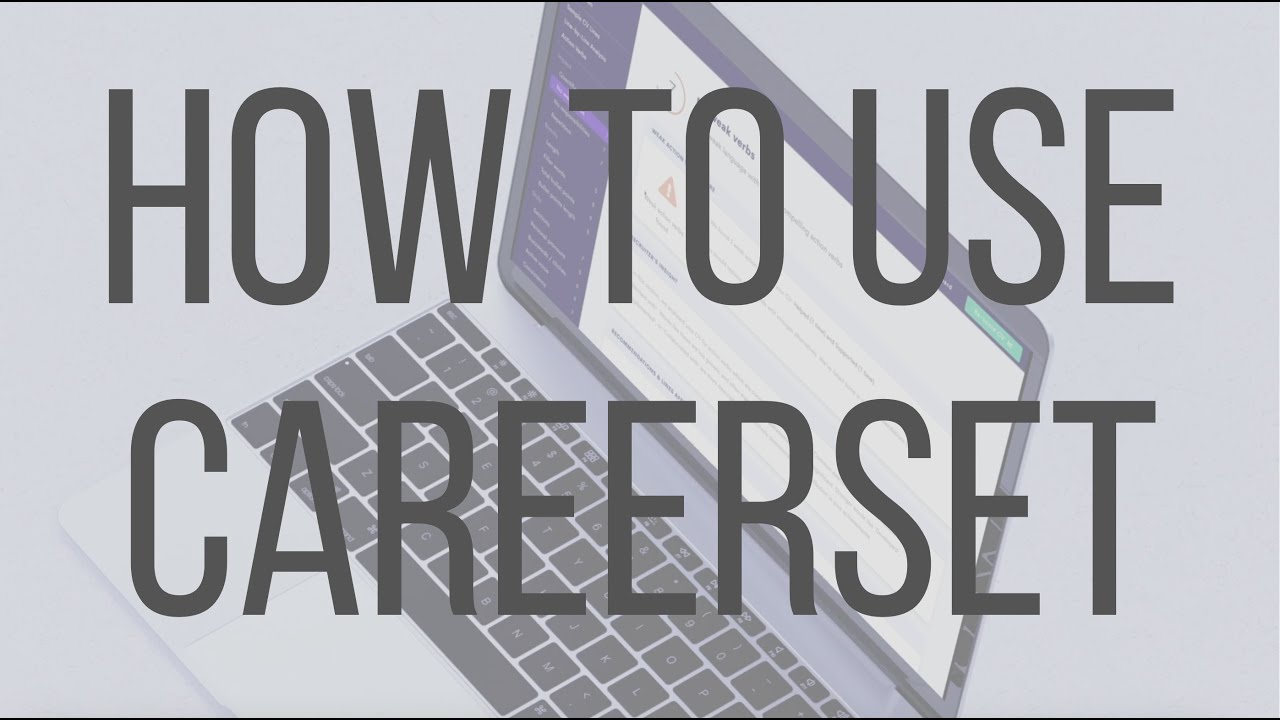 How to use CareerSet to get instant CV feedback