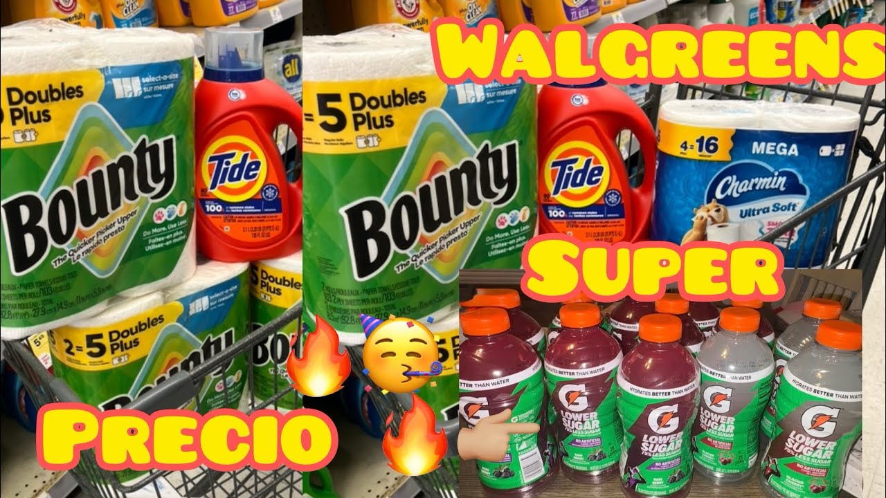 Walgreens🔥vámonos por el bounty y más 🔥🔥😅🥳