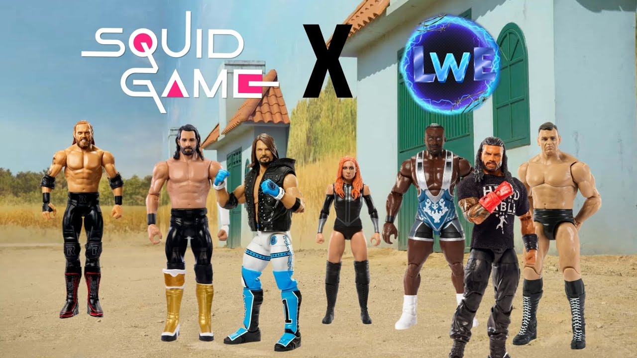 WWE Action Figure SQUID GAME!!! FULL SHOW!!!