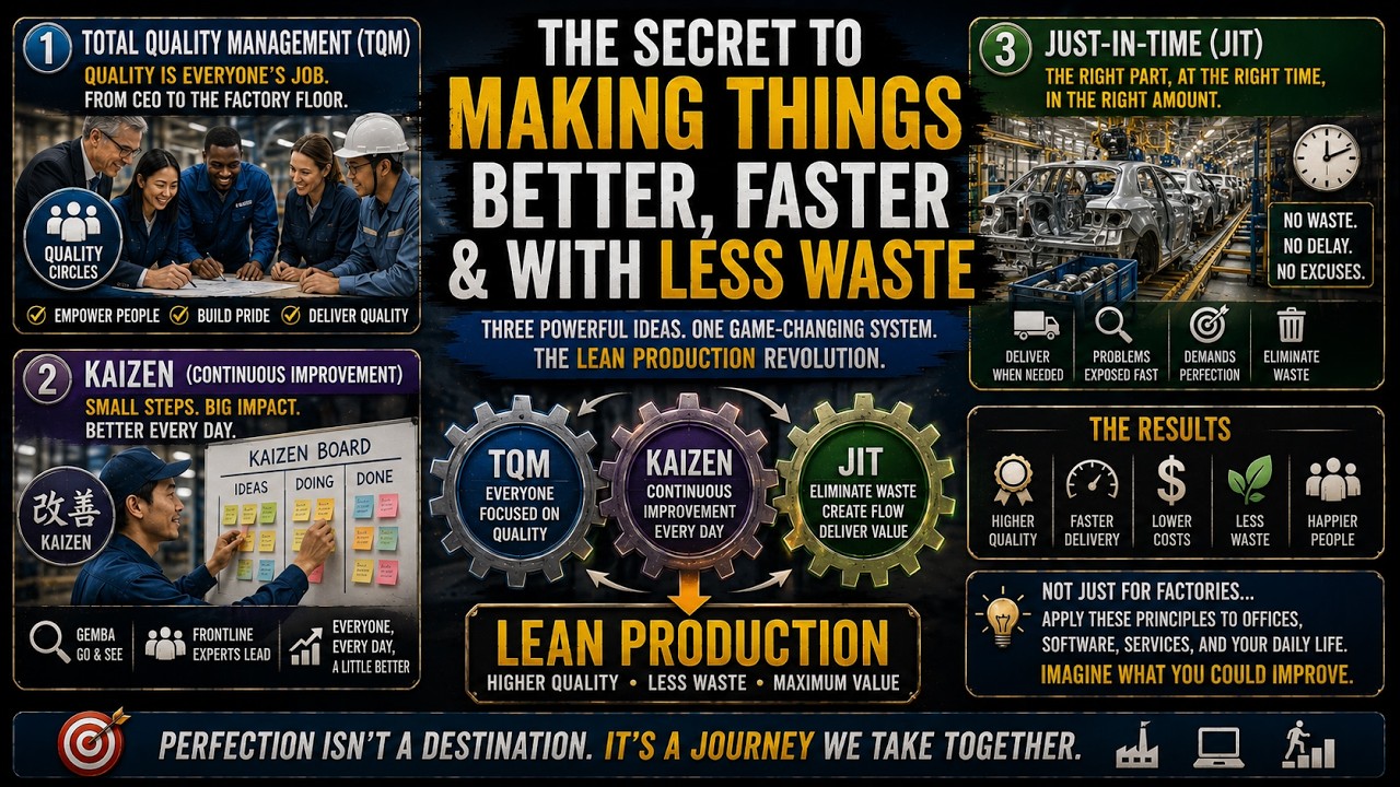 12 - TQM, Kaizen and JIT - The Quest for Perfection